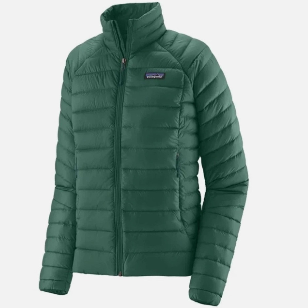 Patagonia Women's Better Sweater Conifer Green Puffer Jacket - Size Medium
